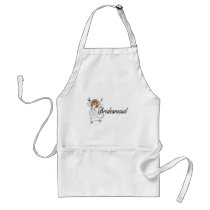 Bridesmaid Bride aprons