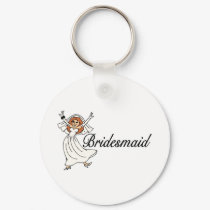 Bridesmaid Bride keychains