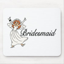 Bridesmaid Bride mousepads