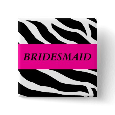 Bridesmaid Pinback Button