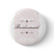 Bridesmaid Button-Vintage Bloom
