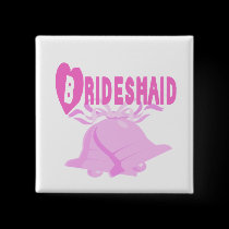 Bridesmaid Button Wedding Pin buttons
