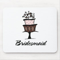 Bridesmaid Cake mousepads