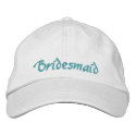 Bridesmaid Cap embroideredhat