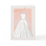 Bridesmaid Card will you be my bridesmaid with wed