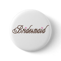 Bridesmaid Classy Browns buttons