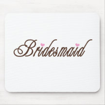 Bridesmaid Classy Browns Mouse Mat