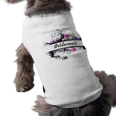 Bridesmaid pet clothing