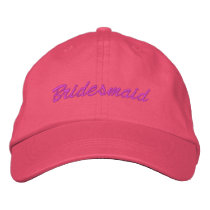 Bridesmaid Embroidered Hat embroidered hats by weddingpartygifts Bridesmaid Embroidered Hat embroidered hats