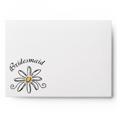 Bridesmaid Envelope
