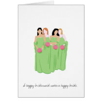 Bridesmaid Greeting Card cards