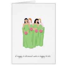 Bridesmaid Greeting Card