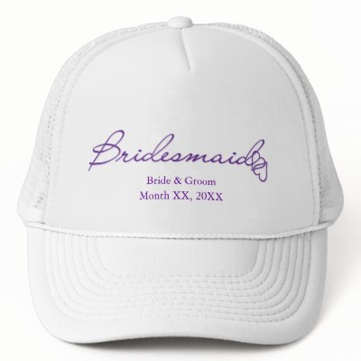 Bridesmaid hats