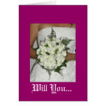 Bridesmaid invitation card