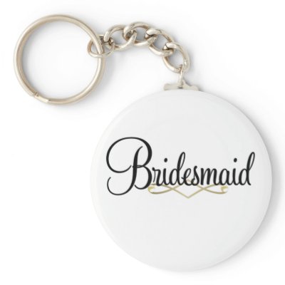 Bridesmaid Key Chain