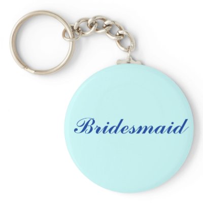 Bridesmaid keychains