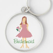 Bridesmaid keychain