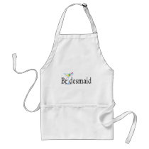 Bridesmaid Martini Black Apron