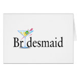 Bridesmaid (Martini Drink) Card