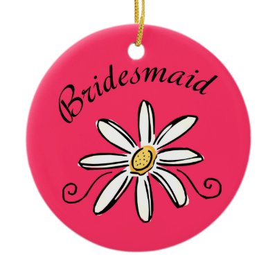 Bridesmaid Christmas Tree Ornament