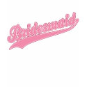 Bridesmaid Pink Baseball Tee shirt