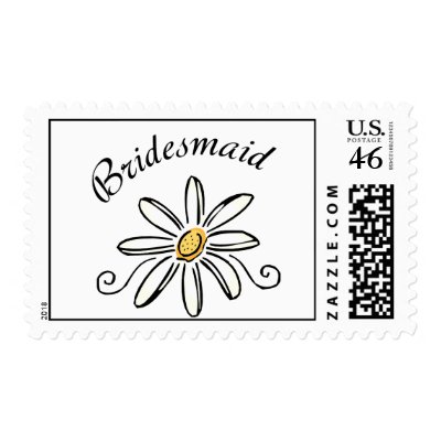 Bridesmaid Postage Stamp