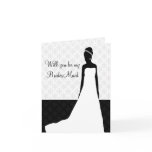 Bridesmaid request greeting card