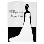 Bridesmaid request cards
