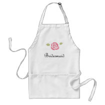 Bridesmaid Rose Apron