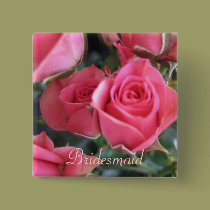 Bridesmaid, Roses buttons