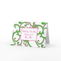 Bridesmaid Swirls cards