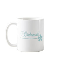 Bridesmaid Teal Elegance Mugs