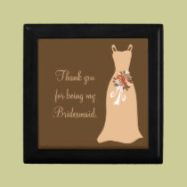Bridesmaid Thank you Box gift boxes