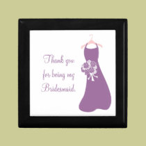 Bridesmaid Thank you Box gift boxes