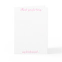 Bridesmaid Thank You Card