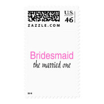 Bridesmaid (The Married) Postage Stamp