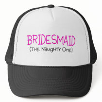 Bridesmaid The Naughty One Hats