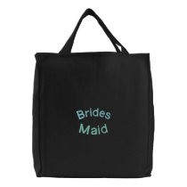 Bridesmaid Tote embroidered bags by Stitchbaby Bridesmaid Tote embroidered bags