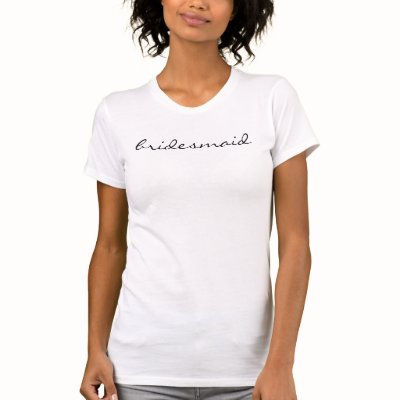 bridesmaid t-shirts