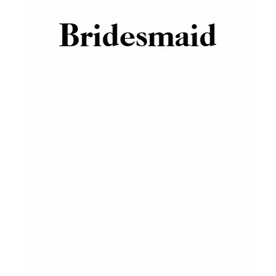Bridesmaid Tanktop by LeeMarie22
