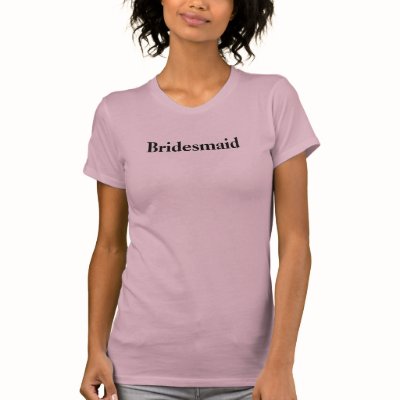 Bridesmaid t-shirts