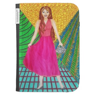 Bridesmaid Wearing A Pink Gown Kindle Cover