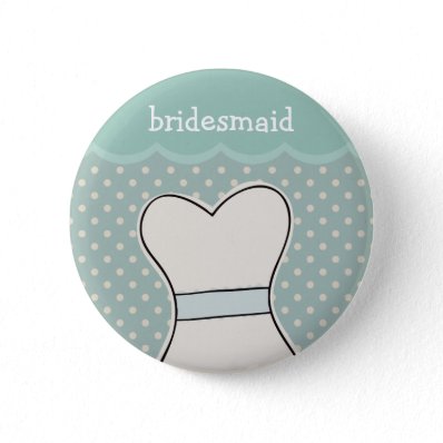 Bridesmaid -- Wedding dress // BLUE Buttons