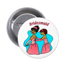 Bridesmaid Wedding ID Button