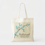 Bridesmaid Wedding Party Gift Bag (aqua)