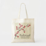 Bridesmaid Wedding Party Gift Bag (red)