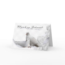 Bridesmaid, will you be my bridesmaid dove cards by moonlake Bridesmaid, will you be my bridesmaid dove cards