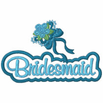 Bridesmaid with Bouquet Polo embroidered shirts