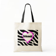 Bridesmaid (Zebra Stripes) bag