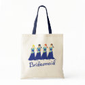Bridesmaids Attendant Tote bag bag